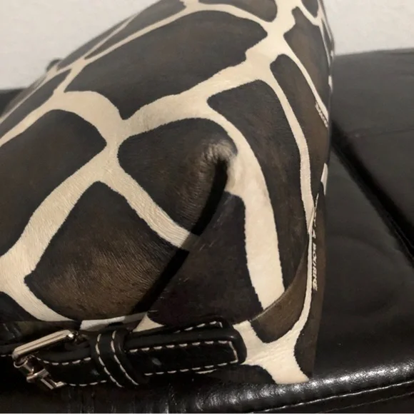 Vintage Dooney & Bourke Giraffe Hobo Handbag Purse - Picture 10 of 13